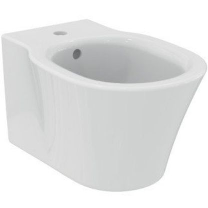 Immagine di BIDET CONNECT AIR FILO PARETE CERAMICA BIANCA IDEAL STANDARD
