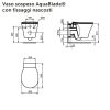 Immagine di VASO CONNECT AIR SOSPESO CON SEDILE SOFT CLOSE CERAMICA BIANCA IDEAL STANDARD