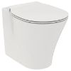 Immagine di VASO CONNECT AIR FILO PARETE CON SEDILE SLIM CERAMICA BIANCA IDEAL STANDARD