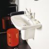 Immagine di LAVABO I.LIFE A 60x48 CM INSTALLAZIONE SOSPESA O SU COLONNA CERAMICA BIANCA IDEAL STANDARD