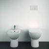 Immagine di BIDET I.LIFE A A TERRA DISTANZIATO MONOFORO CERAMICA BIANCA IDEAL STANDARD
