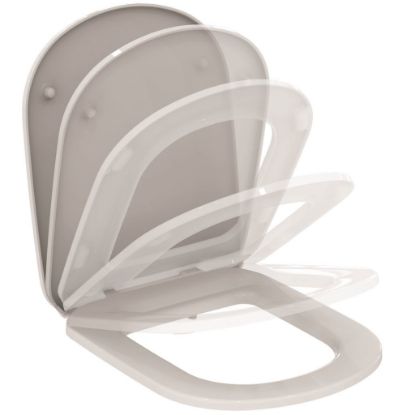 Immagine di COPRIWATER I.LIFE A (PER ARTICOLO T467201-T467301) CHIUSURA RALLENTATA BIANCO LUCIDO IDEAL STANDARD