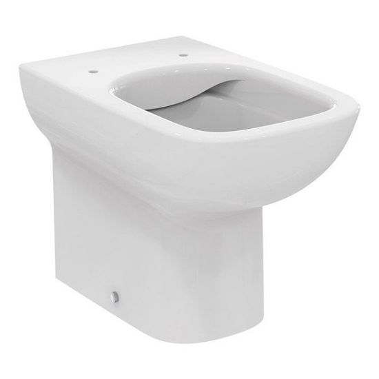 Immagine di VASO I.LIFE A FILO PARETE SENZA BRIDA CERAMICA BIANCA IDEAL STANDARD (SENZA SEDILE)