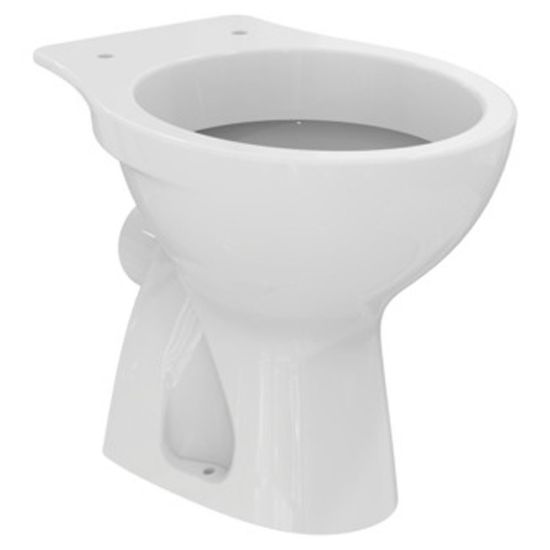 Immagine di VASO I.LIFE A A TERRA DISTANZIATO SCARICO PARETE CERAMICA BIANCA IDEAL STANDARD (SENZA SEDILE)