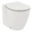 Immagine di VASO CONNECT AQUABLADE FILO PARETE CON SEDILE SLIM CERAMICA BIANCA IDEAL STANDARD