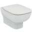 Immagine di VASO ESEDRA SOSPESO CON SEDILE TERMOINDURENTE CERAMICA BIANCA IDEAL STANDARD