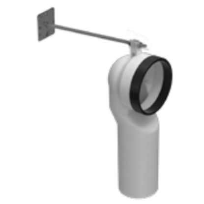 Immagine di CURVA TECNICA WC MEDIA PER SCARICO PAVIMENTO Ø 90/110 MM GLOBO