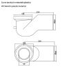 Immagine di CURVA TECNICA WC UNIVERSALE PER SCARICO PAVIMENTO Ø 90/110 MM