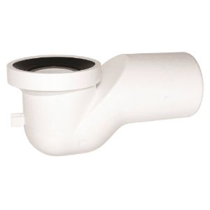 Immagine di CURVA TECNICA WC UNIVERSALE PER SCARICO PAVIMENTO Ø 110 MM