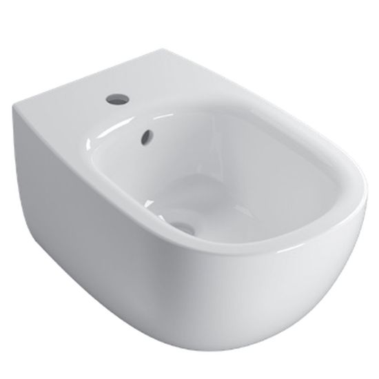 Immagine di BIDET DAILY NEW SOSPESO 53x35 CM CERAMICA BIANCA OPACA GLOBO