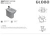 Immagine di BIDET DAILY FILO PARETE 53x37 CM CERAMICA BIANCA GLOBO