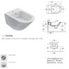 Immagine di BIDET FORTY3 SOSPESO 57x36 CM CERAMICA BIANCA GLOBO