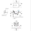 Immagine di BIDET STONE SOSPESO 45x37 CM CERAMICA BIANCA GLOBO