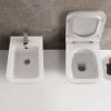 Immagine di BIDET STONE SOSPESO 52x36 CM CERAMICA COLORE CACHEMIRE GLOBO