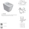 Immagine di BIDET STONE FILO PARETE MULTI 52x36 CM CERAMICA BIANCA GLOBO