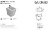 Immagine di BIDET STONE FILO PARETE 45x36 CM CERAMICA BIANCA GLOBO