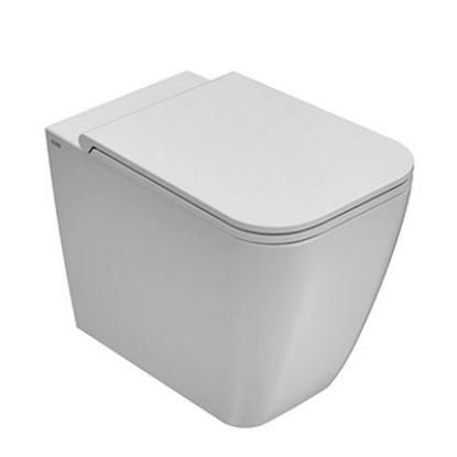 Immagine di VASO STONE FILO PARETE MULTI 56x36 CM CERAMICA BIANCA GLOBO (SENZA SEDILE)