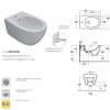 Immagine di BIDET 4ALL SOSPESO 54x36 CM CERAMICA BIANCA GLOBO