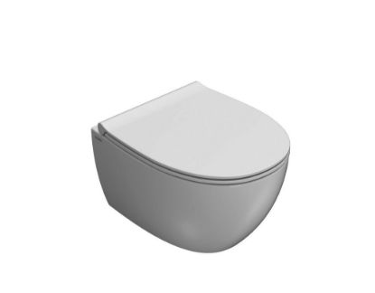 Immagine di VASO 4ALL SOSPESO SENZA BRIDA CM 48x37 CERAMICA BIANCA GLOBO (SENZA SEDILE)