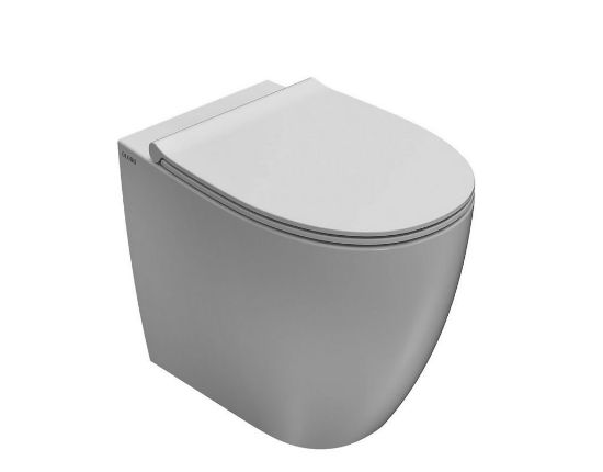 Immagine di VASO 4ALL FILO PARETE MULTI 2.0 NEW 54x36 CM CERAMICA BIANCA GLOBO (SENZA SEDILE)