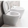Immagine di VASO 4ALL FILO PARETE SENZA BRIDA MULTI NEW 54x36 CM CERAMICA BIANCA GLOBO (SENZA SEDILE)