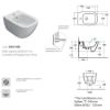 Immagine di BIDET GENESIS SOSPESO 50x36 CM MONOFORO CERAMICA BIANCA GLOBO