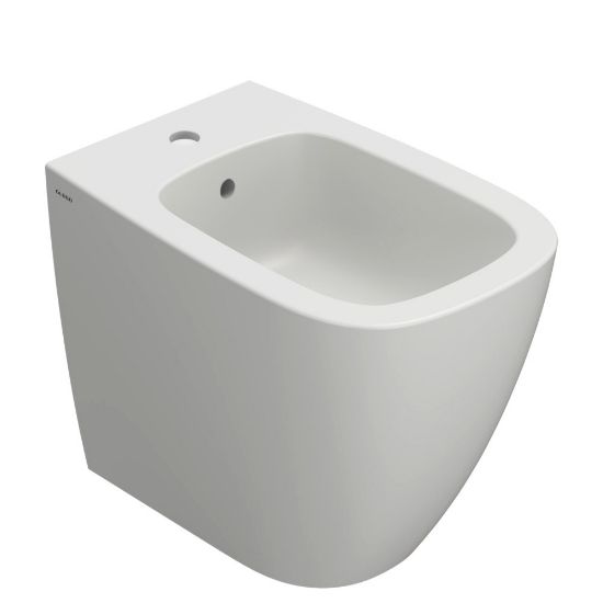 Immagine di BIDET GENESIS SOSPESO 55x36 CM CERAMICA BIANCA OPACA GLOBO