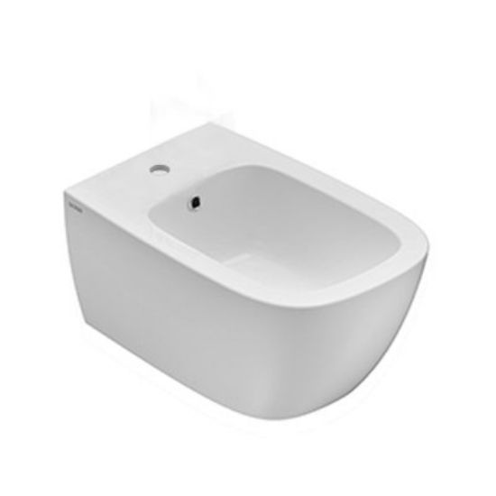 Immagine di BIDET GENESIS SOSPESO 55x36 CM MONOFORO CERAMICA BIANCA GLOBO