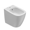 Immagine di BIDET GENESIS FILO PARETE 55x36 CM MONOFORO CERAMICA BIANCA GLOBO