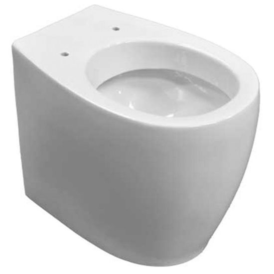 Immagine di VASO LALITA FILO PARETE CERAMICA BIANCA GLOBO (SENZA SEDILE)