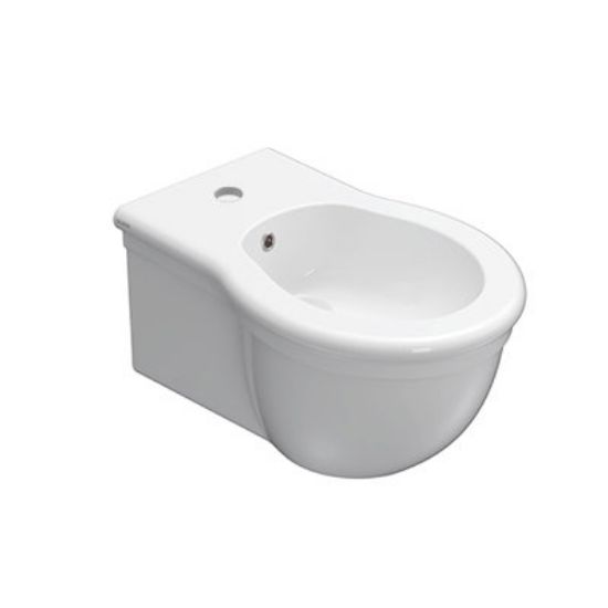 Immagine di BIDET PAESTUM SOSPESO MONOFORO CERAMICA BIANCA GLOBO