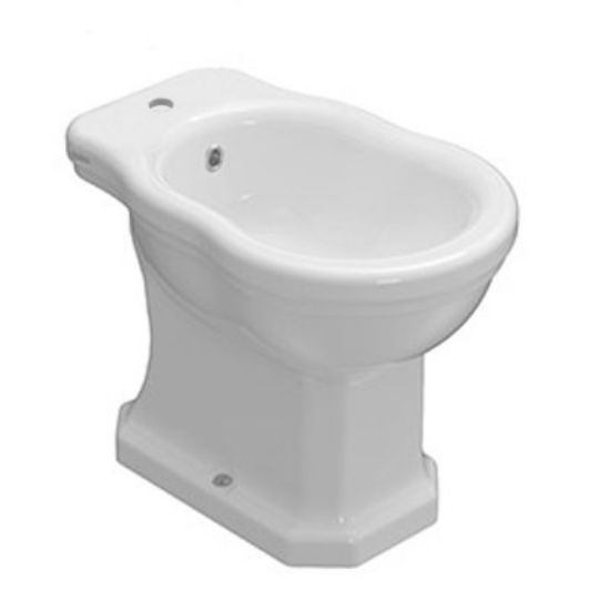 Immagine di BIDET PAESTUM MONOFORO CERAMICA BIANCA GLOBO