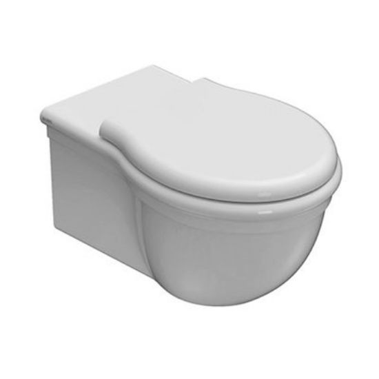 Immagine di VASO PAESTUM SOSPESO CERAMICA BIANCA GLOBO (SENZA SEDILE)