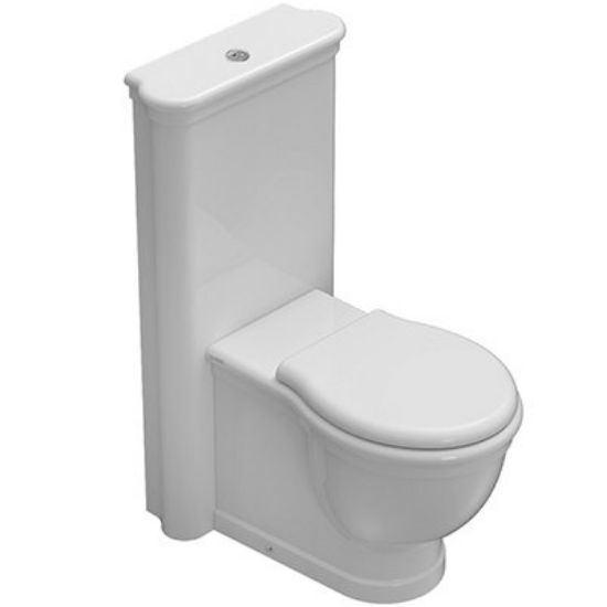 Immagine di CASSETTA PAESTUM MONOLITO PER VASO FILO PARETE ARTICOLO PA025 CERAMICA BIANCA GLOBO (SENZA VASO)