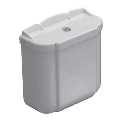 Immagine di CASSETTA PAESTUM MONOBLOCCO CERAMICA BIANCA GLOBO