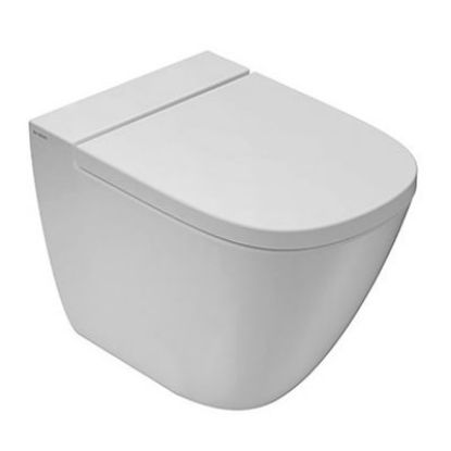 Immagine di VASO STOCKHOLM FILO PARETE 58 CM CERAMICA BIANCA GLOBO (SENZA SEDILE)