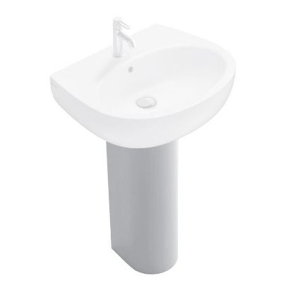 Immagine di COLONNA PER LAVABI GRACE CERAMICA BIANCA GLOBO