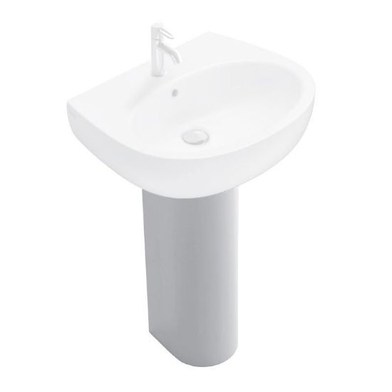 Immagine di COLONNA PER LAVABI GRACE CERAMICA BIANCA GLOBO