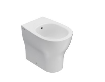 Immagine di BIDET GRACE FILO PARETE CM 52 MONOFORO NEW CERAMICA BIANCA GLOBO