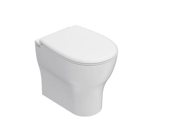 Immagine di VASO GRACE FILO PARETE SENZA BRIDA NEW CERAMICA BIANCA GLOBO (SENZA SEDILE)