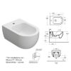 Immagine di BIDET MODE SOSPESO MONOFORO CERAMICA BIANCA GLOBO