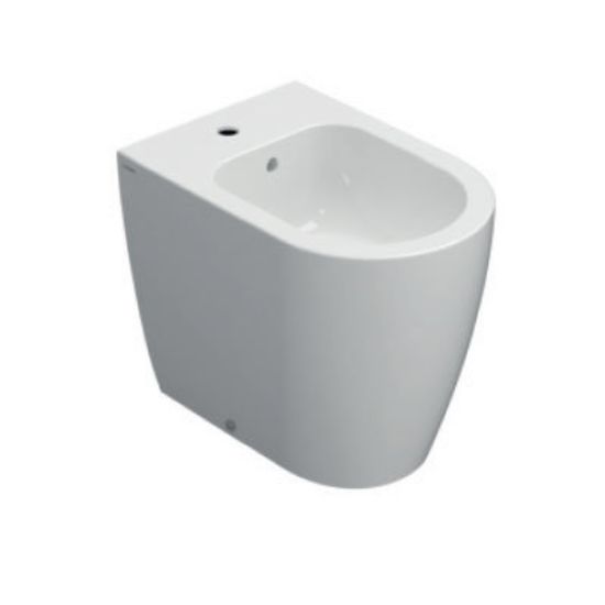 Immagine di BIDET MODE FILO PARETE 53 CM MONOFORO CERAMICA BIANCA GLOBO