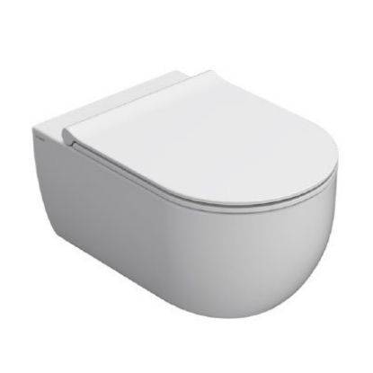 Immagine di VASO MODE SOSPESO SENZA BRIDA CM 53 CERAMICA BIANCA GLOBO (SENZA SEDILE)