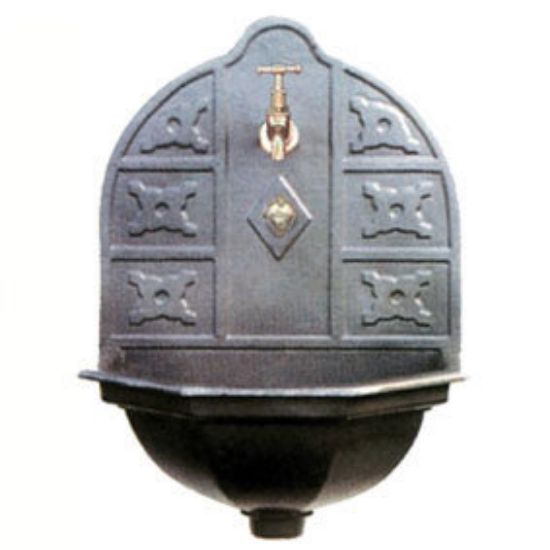 Immagine di FONTANA DA MURO BELGIO IN GHISA MORELLI