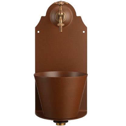 Immagine di FONTANELLA A PARETE COLORE RUGGINE BEL-FER