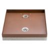 Immagine di BASE UNIVERSALE PORTACIOTTOLO COLOR RUGGINE 40x40 H 8 CM BEL-FER