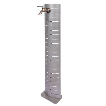 Immagine di FONTANA COLORE ACCIAIO PATINATO COR-TEN® CON RUBINETTO BEL-FER