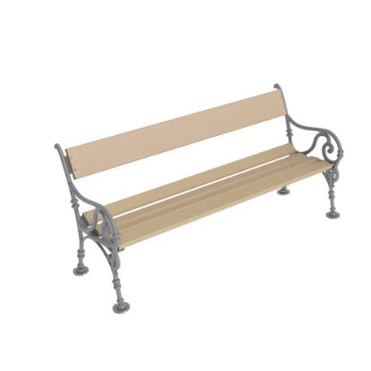 Immagine di PANCHINA VIENNA PINO IN GHISA MCP