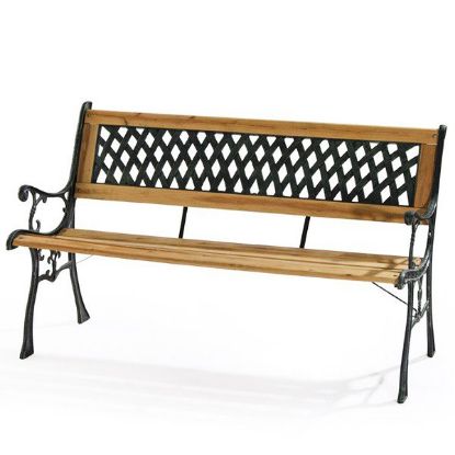 Immagine di PANCHINA PARCO IN GHISA L.122 CM