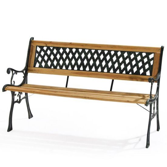 Immagine di PANCHINA PARCO IN GHISA L.122 CM